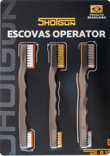Escovas Operator- Limpeza De Armas – Escova Dupla-ESGOTADO
