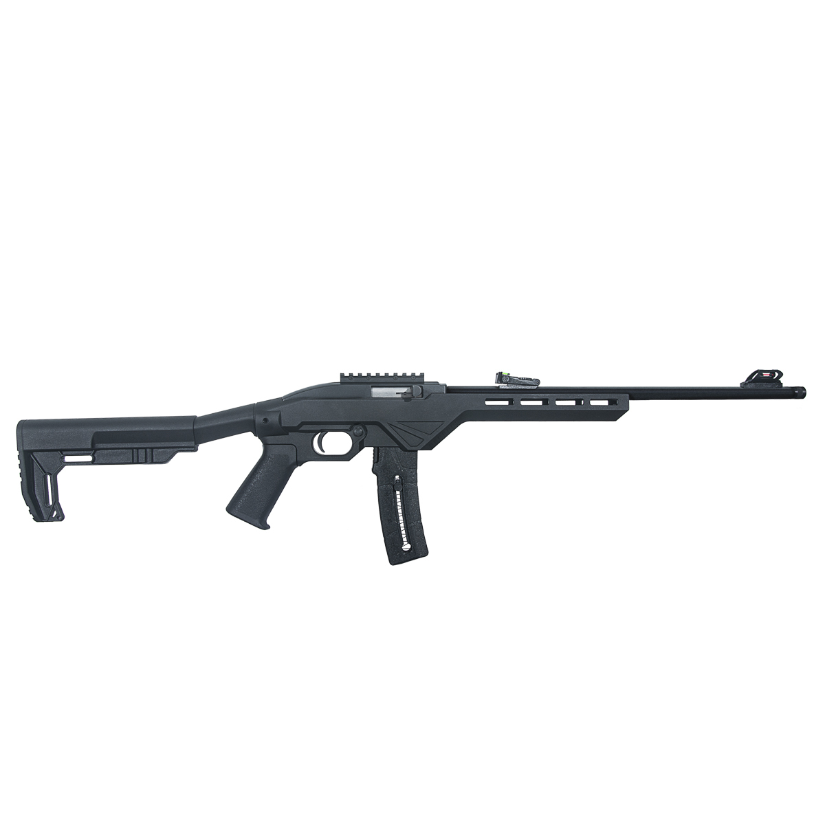 Rifle CBC .22LR Semiautomático Tactical – Coronha Tática em Polipropileno Preta-ESGOTADO